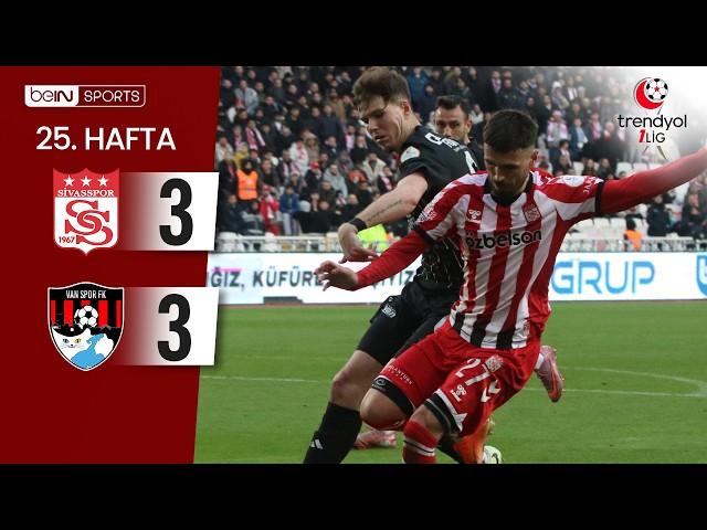 Sivasspor (3-3) Van Spor FK | 25. Hafta Maç ÖZETİ | Trendyol 1. Lig - 2025/26